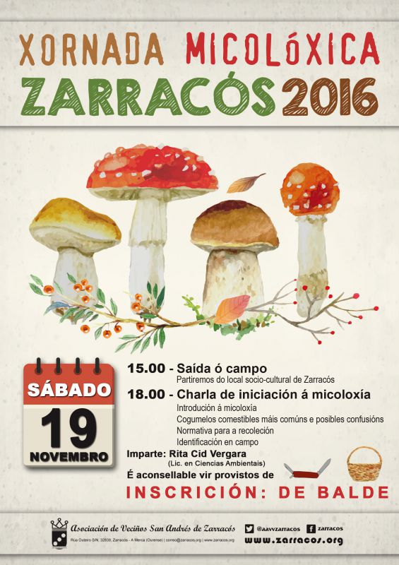 Xornada micolóxica Zarracós 2016